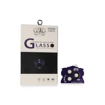 Newface Apple iPhone 14 Pro Max Bilvis Titan Kamera Lens - Derin Mor