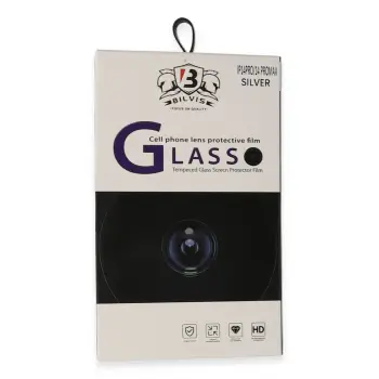 Newface iPhone 14 Pro Max Bilvis Titan Kamera Lens - Gümüş