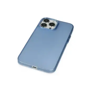 Newface iPhone 14 Pro Max Kılıf Modos Metal Kapak - Mavi