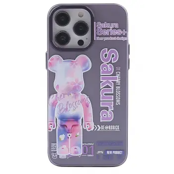 Newface iPhone 14 Pro Max Kılıf Prada Desenli Kapak - Prada Mor - 1