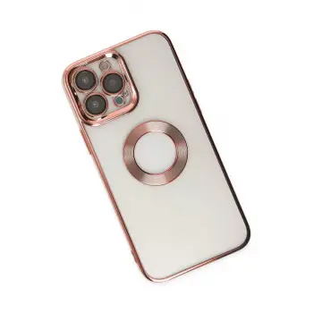 Newface iPhone 14 Pro Max Kılıf Slot Silikon - Rose Gold