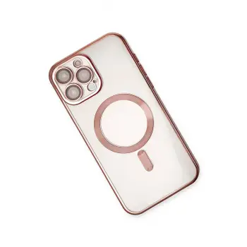 Newface iPhone 15 Pro Kılıf Kross Magneticsafe Kapak - Rose