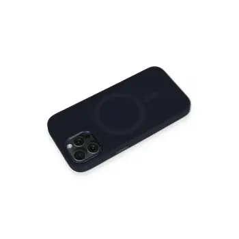 Newface iPhone 15 Pro Max Kılıf Oslo Magsafe Kapak - Lacivert