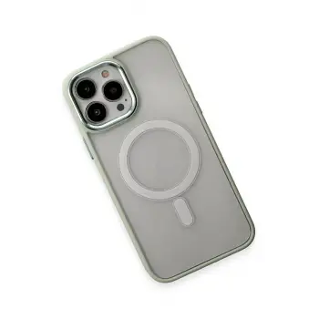 Newface Apple iPhone 15 Pro Max Kılıf Room Magneticsafe Silikon - Su Yeşili