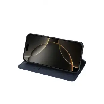 Newface iPhone 15 Pro Max Kılıf Trend S Plus Kapaklı Kılıf - Taba