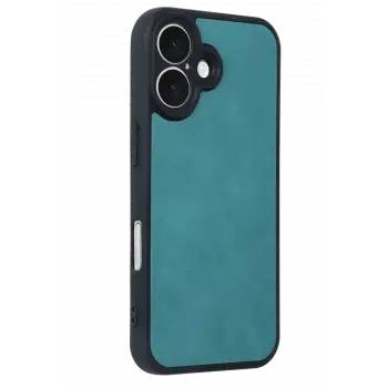 Newface iPhone 16 Kılıf Aras Deri Kapak - Açık Yeşil