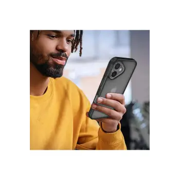 Newface iPhone 16 Kılıf Elegant Kapak - Siyah