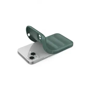 Newface iPhone 16 Plus Kılıf Optimum Silikon - Koyu Yeşil