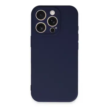 Newface iPhone 16 Pro Kılıf First Silikon - Lacivert