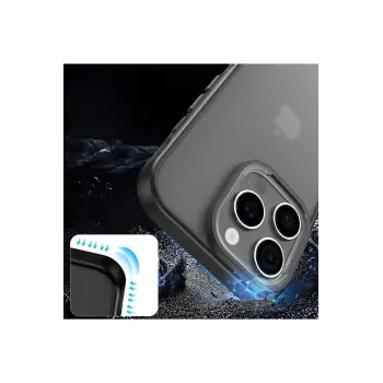 Newface iPhone 16 Pro Max Kılıf Elegant Kapak - Siyah