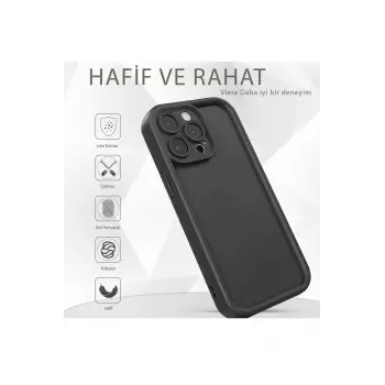 Newface iPhone 16 Pro Max Kılıf Viera Silikon - Kırmızı