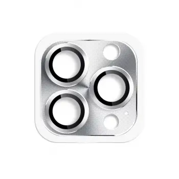 Newface iPhone 16 Pro Max Pers Alüminyum Kamera Lens - Gümüş