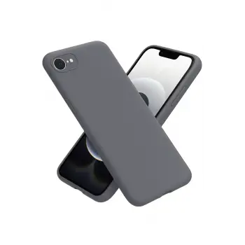 Newface iPhone 16E Kılıf First Silikon - Gri