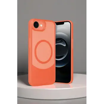 Newface iPhone 16E Kılıf Maya Karbon Kapak - Kırmızı