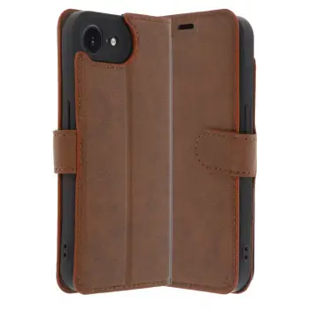 Newface Apple iPhone 16E Kılıf Trend S Plus Kapaklı Kılıf - Taba