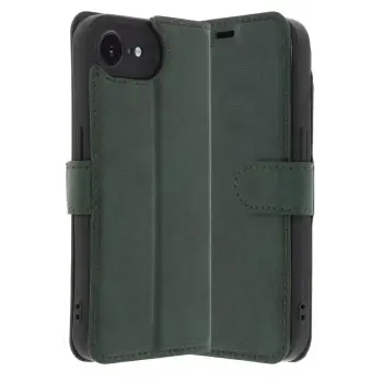 Newface Apple iPhone 16E Kılıf Trend S Plus Kapaklı Kılıf - Yeşil