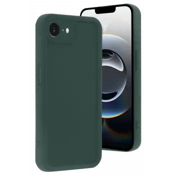 Newface iPhone 16E Kılıf Viera Silikon - Koyu Yeşil