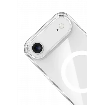 Newface iPhone 17 Air Kılıf Pc Real Magsafe Kapak - Şeffaf