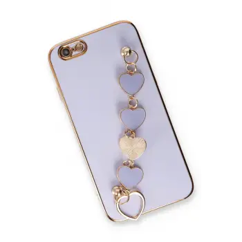 Newface iPhone 6 Kılıf Esila Silikon - Lila