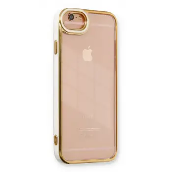 Newface Apple iPhone 6 Kılıf Liva Lens Silikon - Beyaz