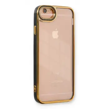 Newface Apple iPhone 6 Kılıf Liva Lens Silikon - Siyah