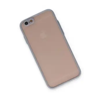 Newface iPhone 6 Kılıf Montreal Silikon Kapak - Gri