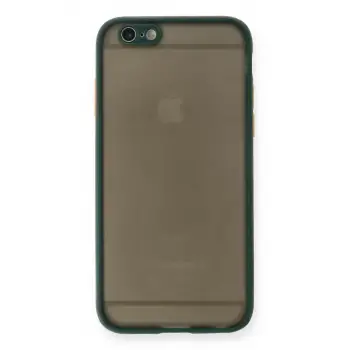 Newface Apple iPhone 6 Kılıf Montreal Silikon Kapak - Yeşil