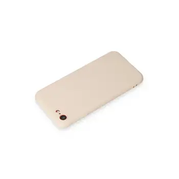Newface iPhone 7 Kılıf First Silikon - Krem
