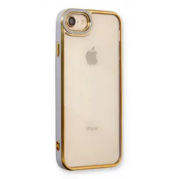 Newface iPhone 7 Kılıf Liva Lens Silikon - Lila