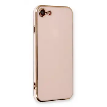 Newface Apple iPhone 7 Kılıf Volet Silikon - Pembe