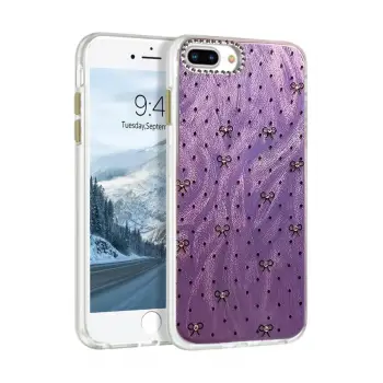 Newface Apple iPhone 7 Plus Kılıf Blade Aynalı Desenli Kapak - Desen 2