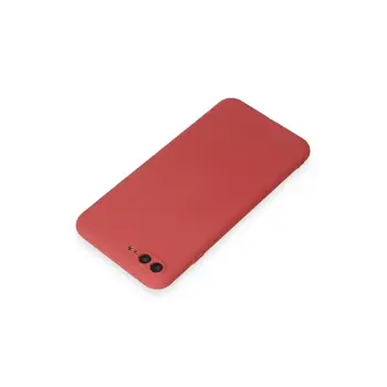 Newface iPhone 7 Plus Kılıf First Silikon - Kiremit
