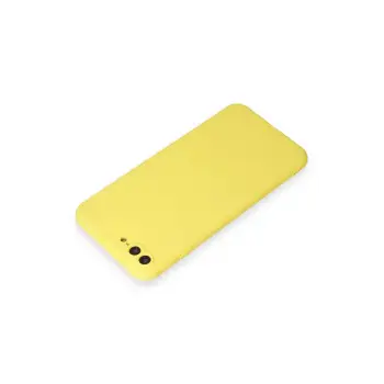 Newface iPhone 7 Plus Kılıf First Silikon - Sarı