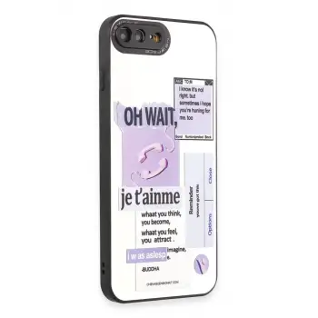 Newface Apple iPhone 7 Plus Kılıf Mirror Desenli Kapak - Mirror - 4