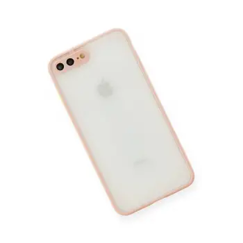 Newface iPhone 7 Plus Kılıf Montreal Silikon Kapak - Pembe