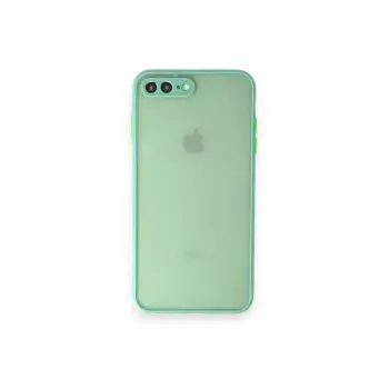 Newface Apple iPhone 7 Plus Kılıf Montreal Silikon Kapak - Turkuaz