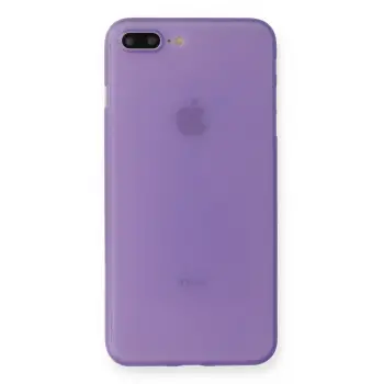 Newface iPhone 7 Plus Kılıf PP Ultra İnce Kapak - Mor