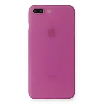 Newface Apple iPhone 7 Plus Kılıf PP Ultra İnce Kapak - Pembe