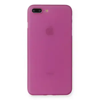 Newface iPhone 7 Plus Kılıf PP Ultra İnce Kapak - Pembe