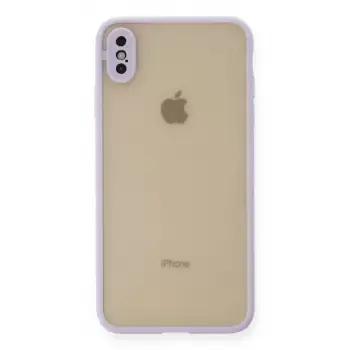 Newface Apple iPhone X Kılıf Montreal Silikon Kapak - Mor