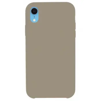 Newface Apple iPhone XR Kılıf Lansman Legant Silikon - Bej