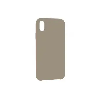 Newface iPhone XR Kılıf Lansman Legant Silikon - Bej