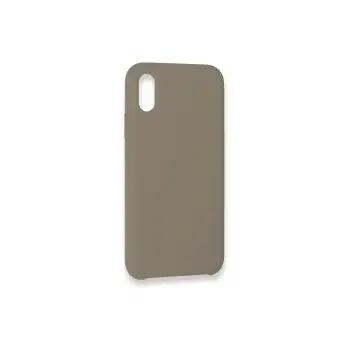 Newface iPhone XS Max Kılıf Lansman Legant Silikon - Bej