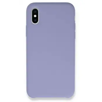 Newface Apple iPhone XS Max Kılıf Lansman Legant Silikon - Lila
