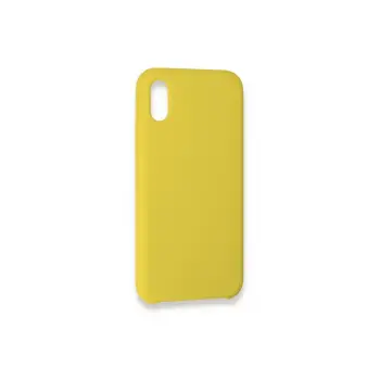 Newface iPhone XS Max Kılıf Lansman Legant Silikon - Sarı