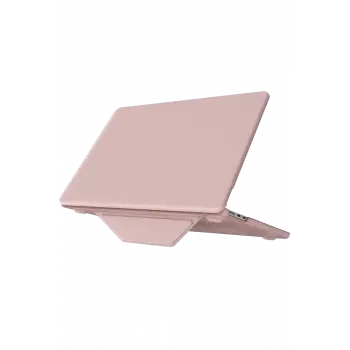 Newface Apple Macbook Air 15 2024 Macbook Deri Kapak - Pembe