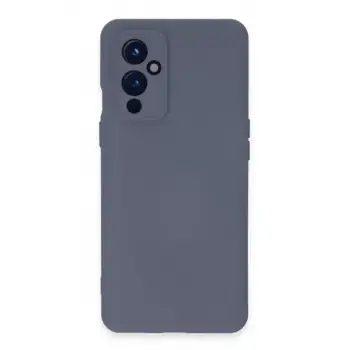 Newface One Plus 9 Kılıf Nano içi Kadife Silikon - Gri