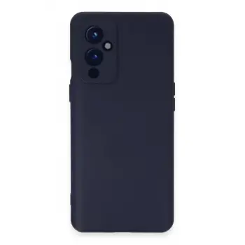 Newface One Plus 9 Kılıf Nano içi Kadife Silikon - Lacivert