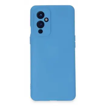 Newface One Plus 9 Kılıf Nano içi Kadife Silikon - Mavi