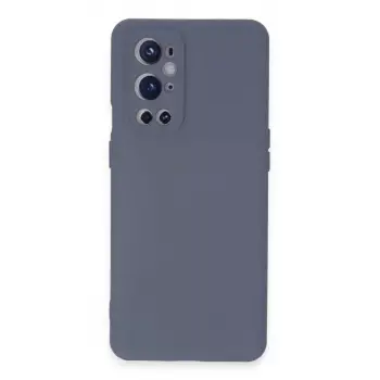 Newface One Plus 9 Pro Kılıf Nano içi Kadife Silikon - Gri